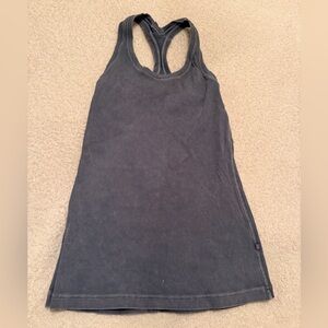 Lululemon Ribbed Charcoal Tank Top